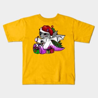 Little Ace Christmas Dragon Kids T-Shirt